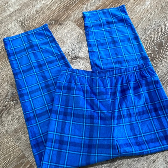 Cuddl Duds Pajamas Cuddl Duds Boys Blue Fleece Pajama Pants Xl